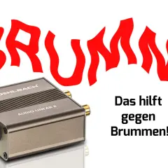 Das Oehlbach Audio Linear 8 Gerät hilft gegen das nervige Brummen, das selbst ein Plattenspieler trotz Erdung haben kann.