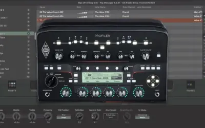 Kemper Profiler, der Nachfolger für Gitarristen, mit Rig Manager Software.