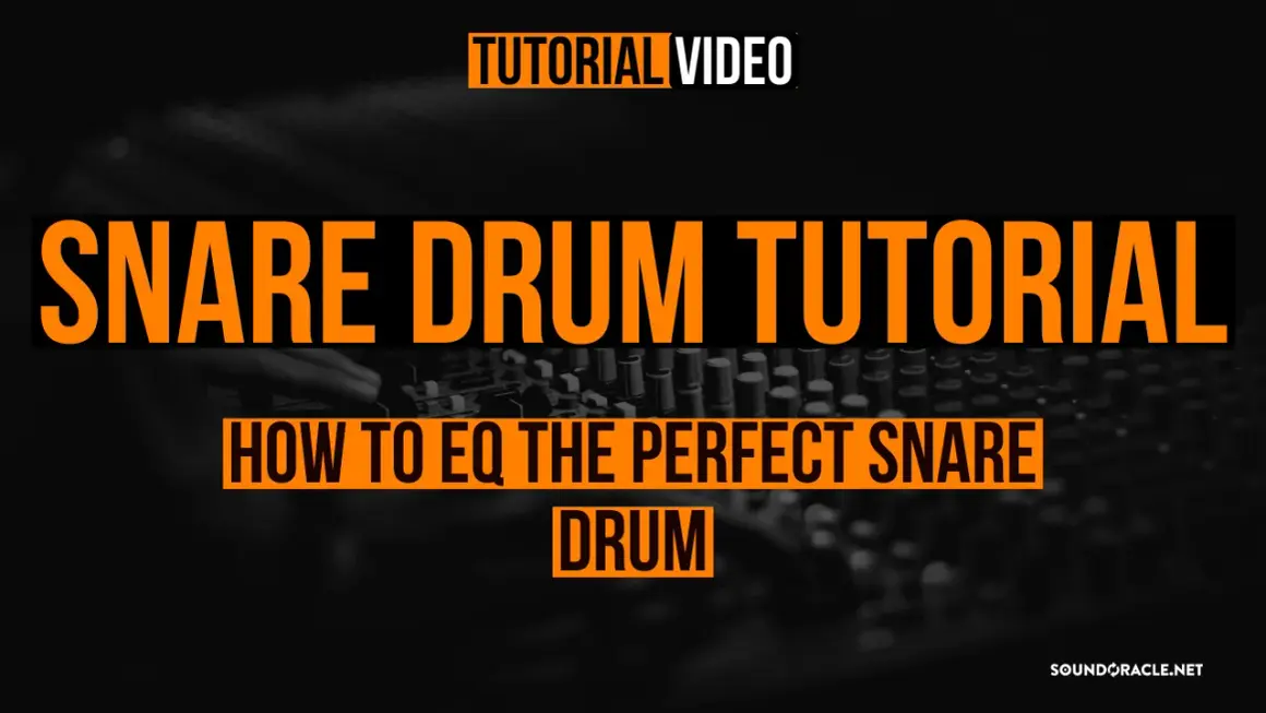SNARE DRUM TUTORIAL: HOW TO EQ THE PERFECT SNARE DRUM. Lerne, wie du mit EQ den perfekten Snaresound erzielst.