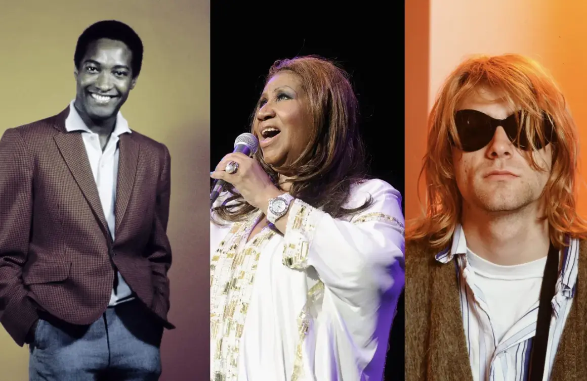 Sam Cooke, Aretha Franklin und Kurt Cobain – drei Ikonen, die die besten Songs aller Zeiten prägten.