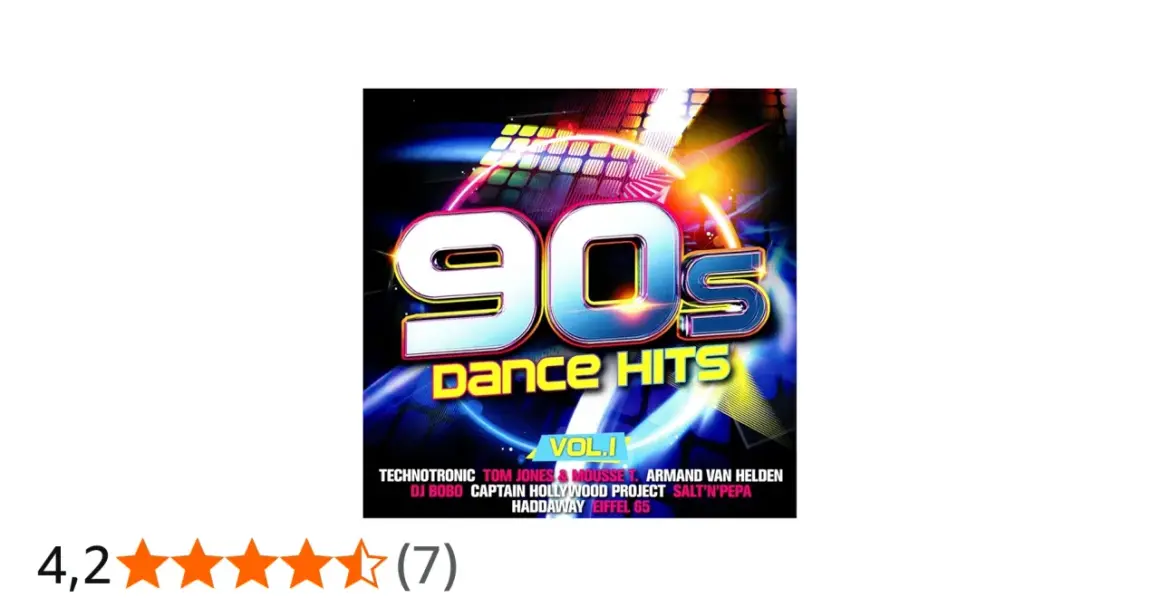 90er Dance Hits Playlist Vol.1 mit Technotronic, Haddaway und Eiffel 65. Perfekt für eine Zeitreise in die 90er!